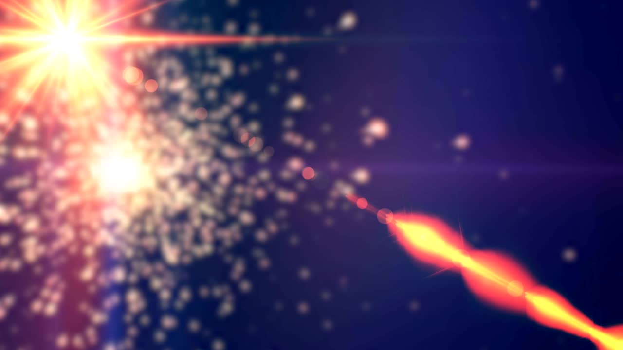 animación de fondo de partículas abstractas de 4k