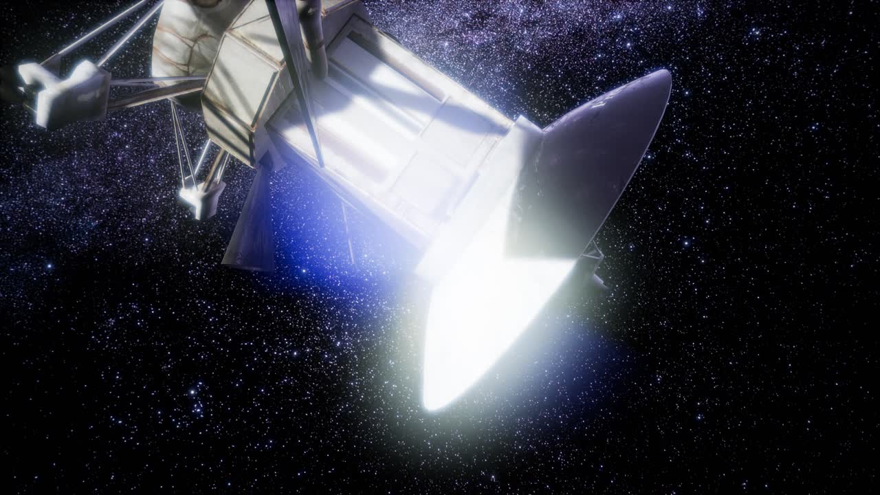 마젤란 우주선이 금성에 접근하고 있습니다.