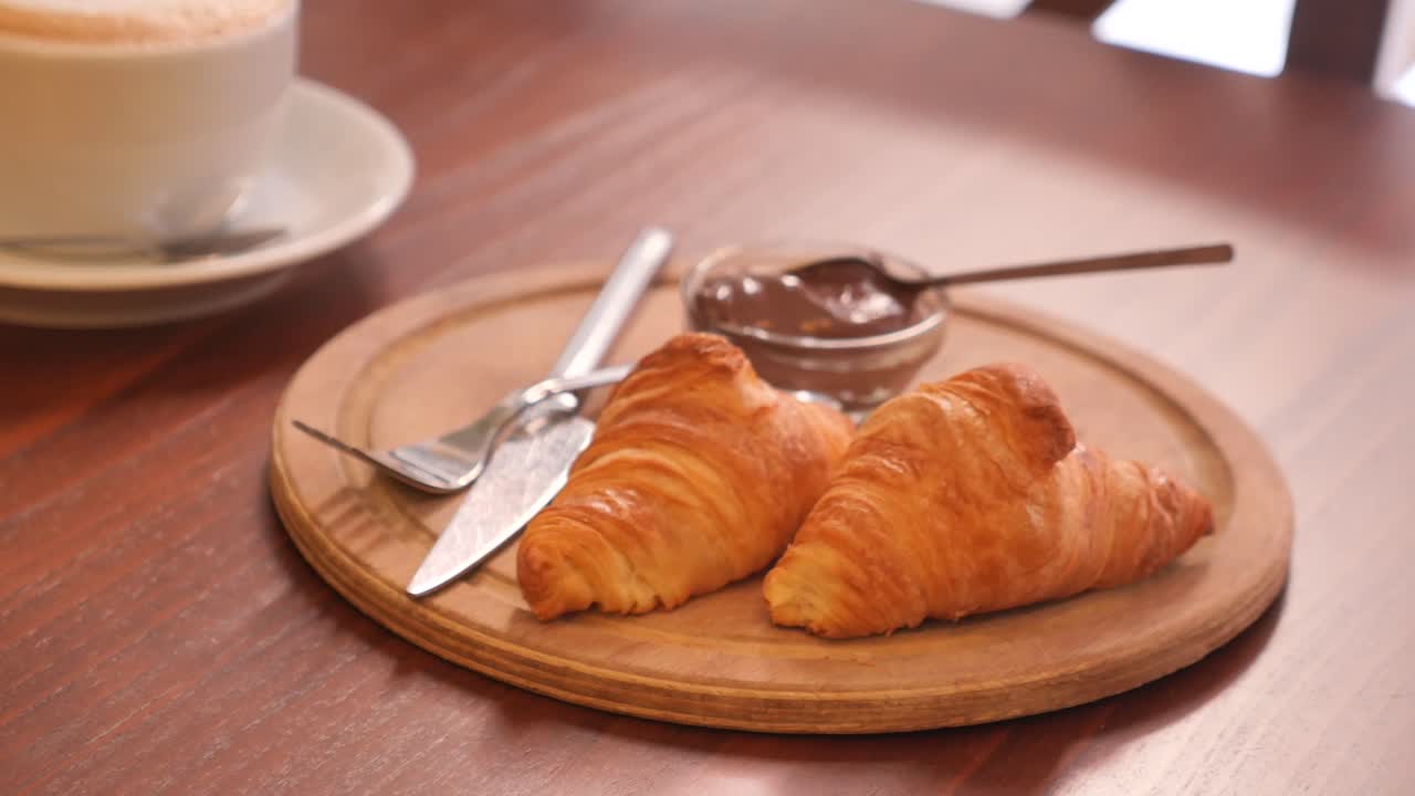 Croissants and Cappuccino
