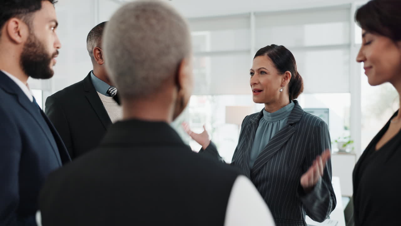 Successful Business Team Collaboration and Celebration