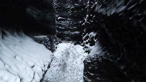 aerial drone view of mountainous volcanic katla region in iceland