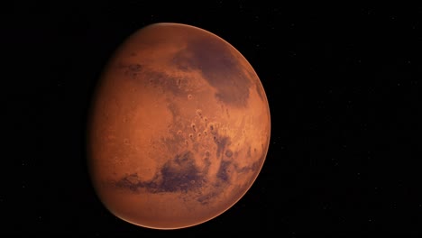 red-planet-Mars-in-the-starry-sky