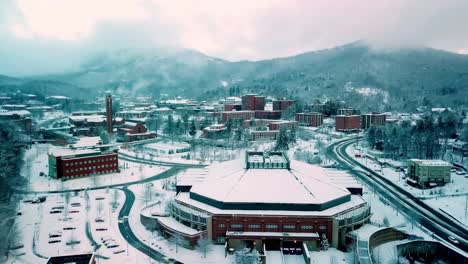 Nieve-Boone-Carolina-Del-Norte,-Boone-Nc