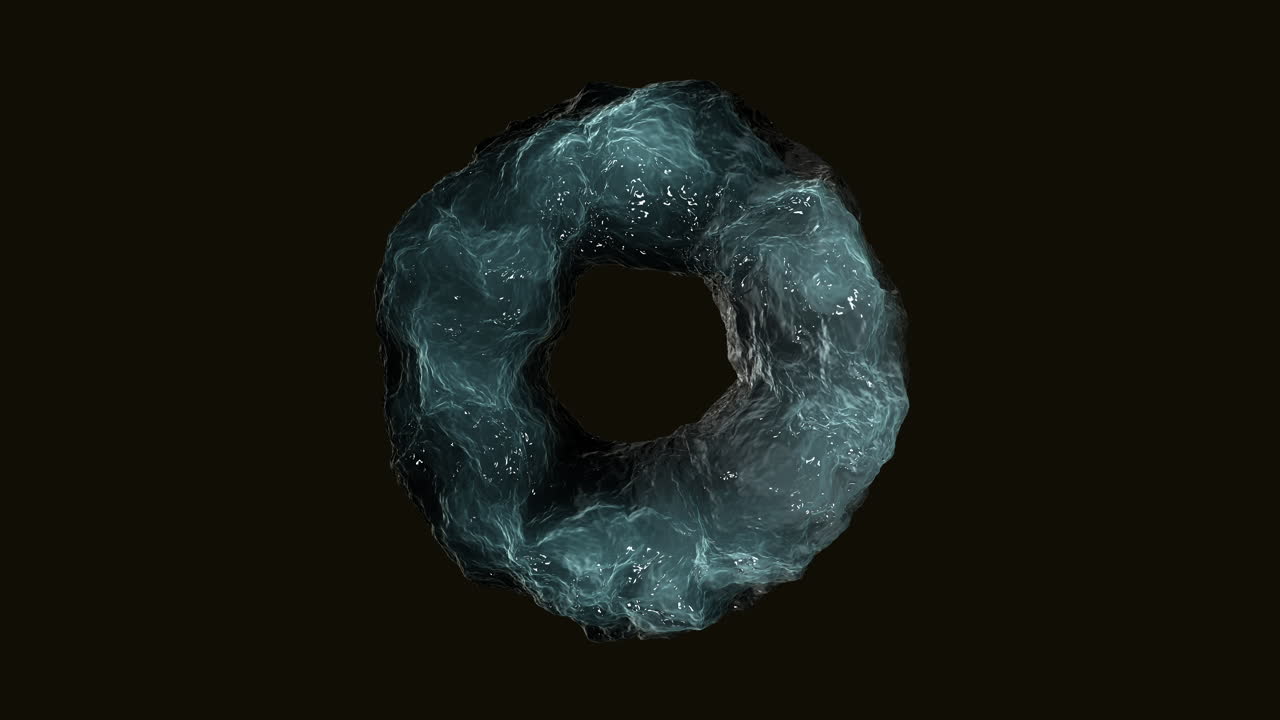 A mysterious glowing green object is shown floating in darkness, casting an eerie glow. Its abstract shape and size remain unclear, leaving an air of intrigue