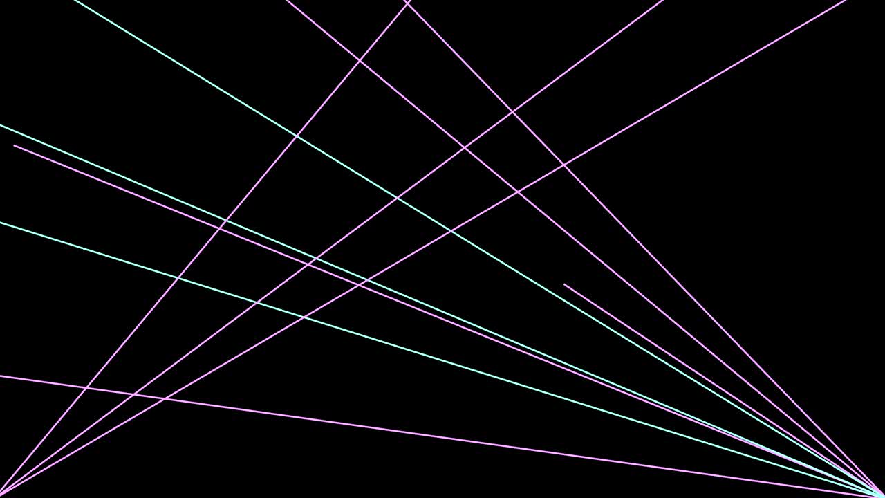 Light Lasers shooting. Purple laser beams dance at nightclub/music festival. Alpha Luma Matte included. 4k video