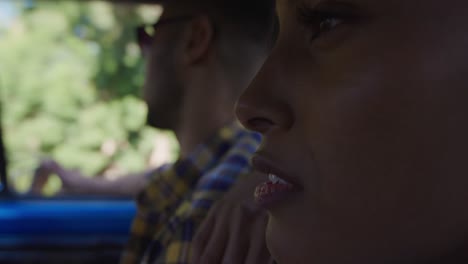 Young-couple-on-a-road-trip-in-their-pick-up-truck