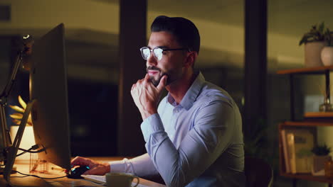 Young-business-man-looking-thoughtful