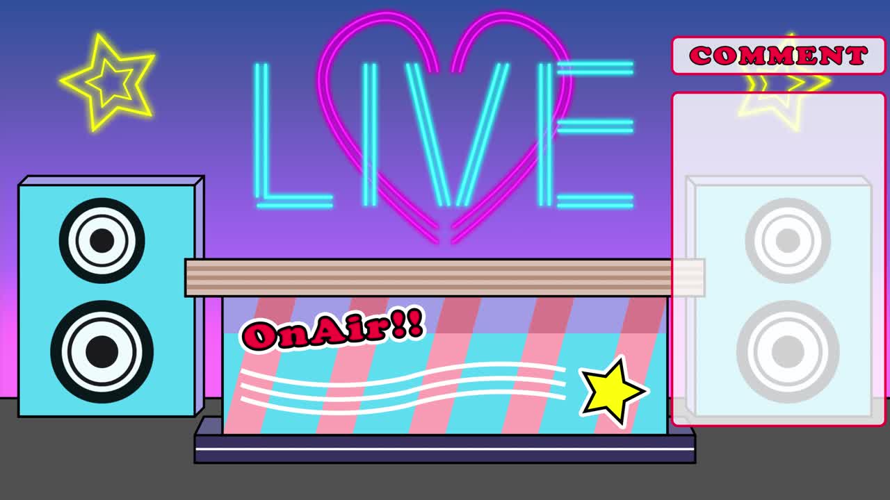 Neon pop live Looping streaming background. 1080p.mp4