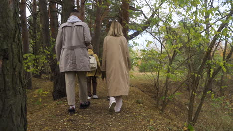 family at the countryside