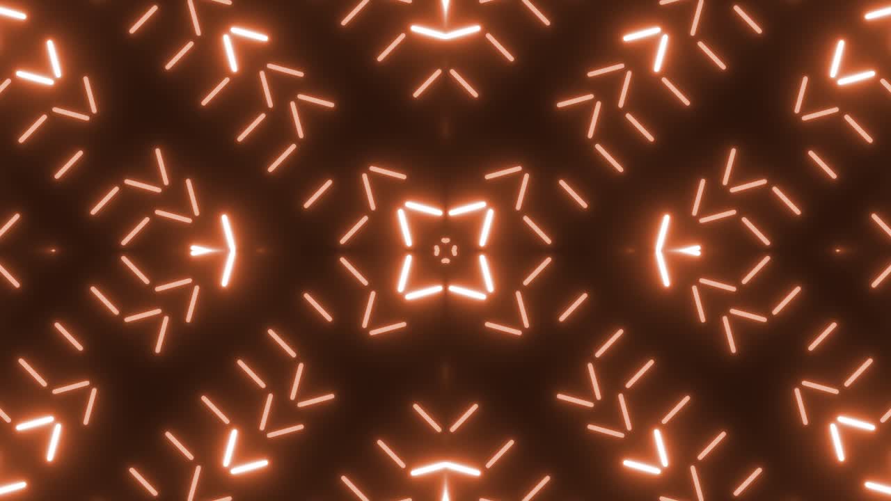 Abstract Neon Geometric Pattern