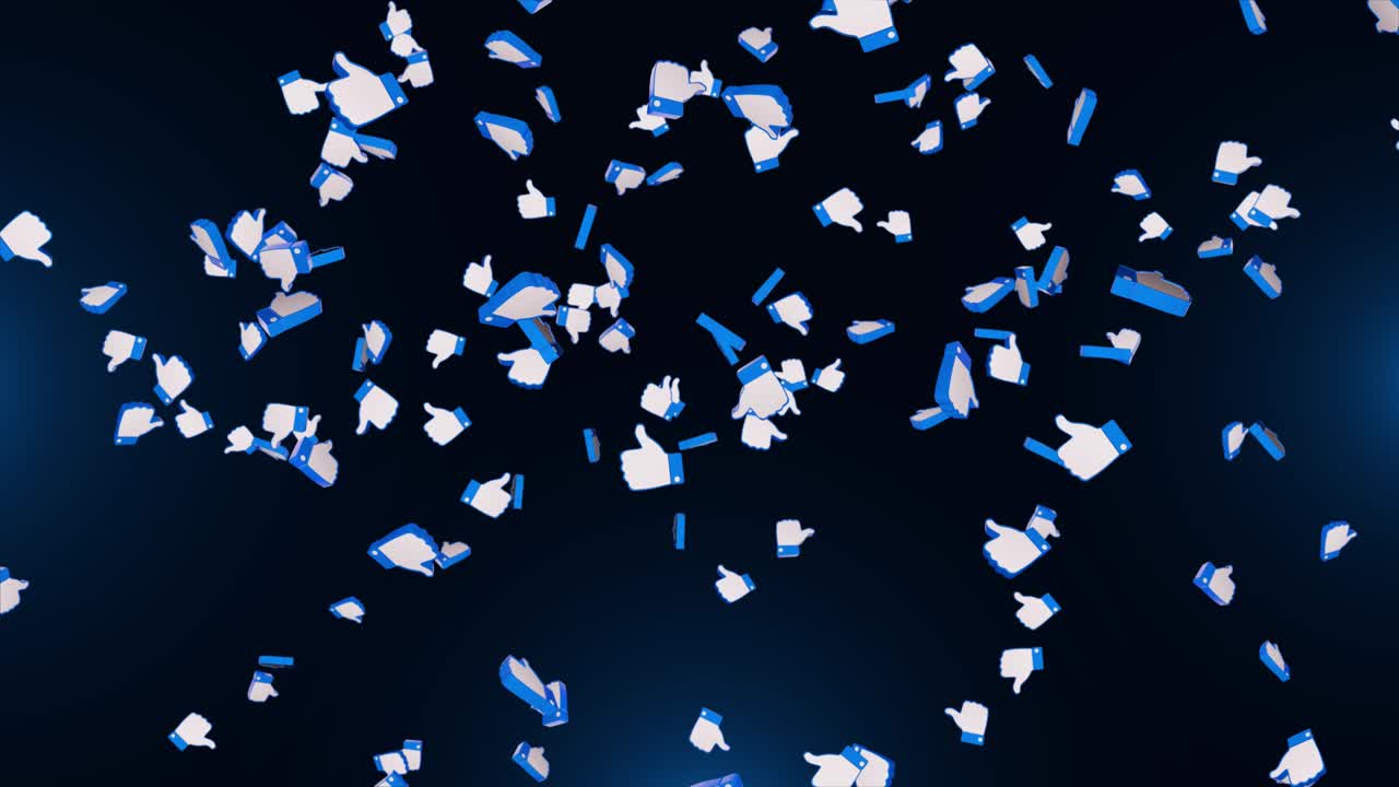 Like emoji social network rendering with channel shows like gesture thumb up appears out approval