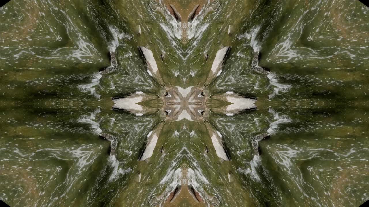 caleidoscopio de tomas de la naturaleza, wissahickon creek