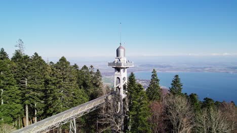 observatory chaumont panorama tower neuchatel switzerland