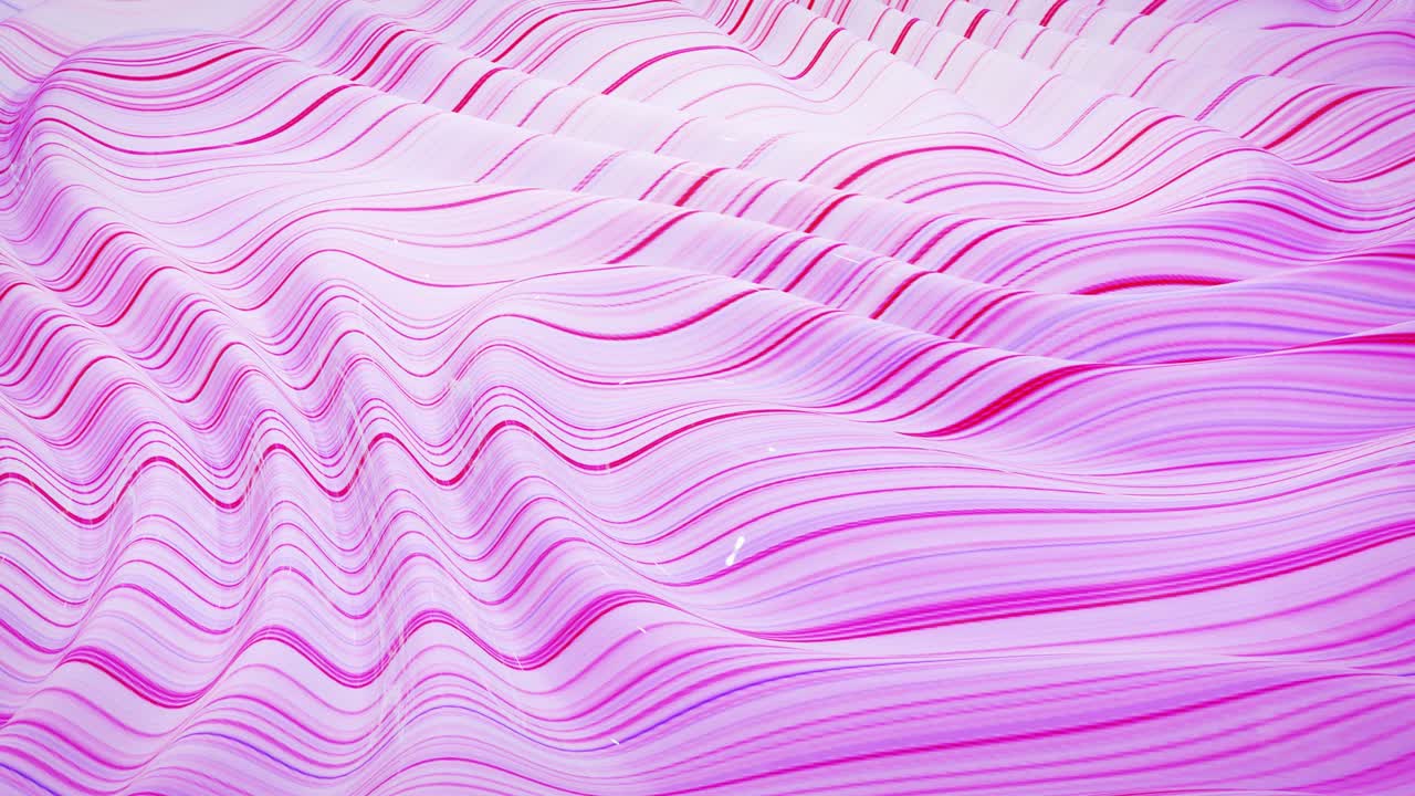 Looped abstract fluid background multicolor marble style. Beautiful glossy wavy surface of liquid with pattern, gradient color and flow waves on it. Creative bright bg with soft smooth animation.