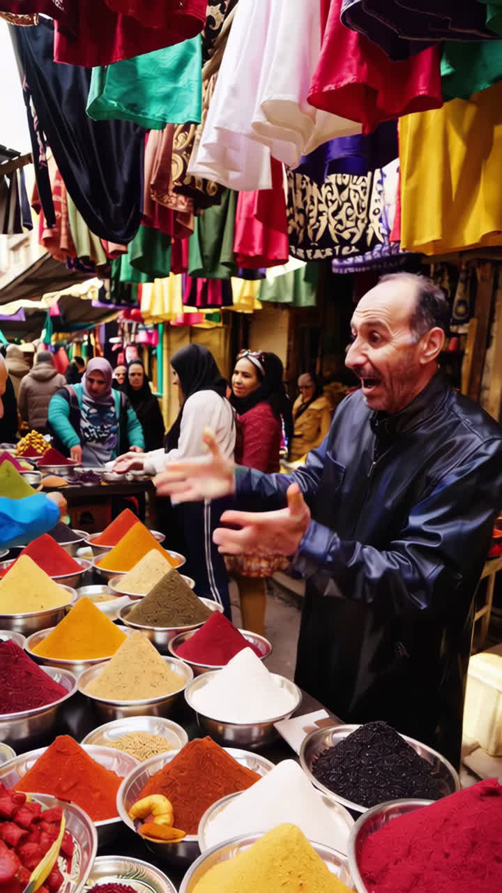 Spice Market in a North African City