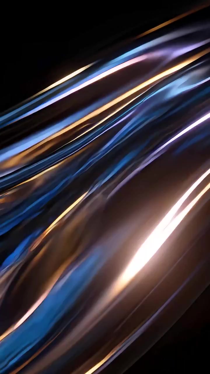 Sfondo di Onde Metalliche Astratte 4K