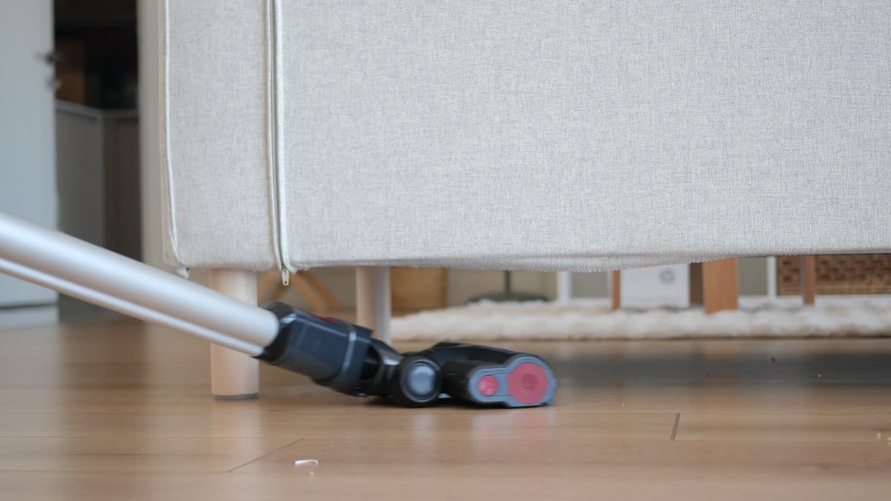 Vacuuming under furniture