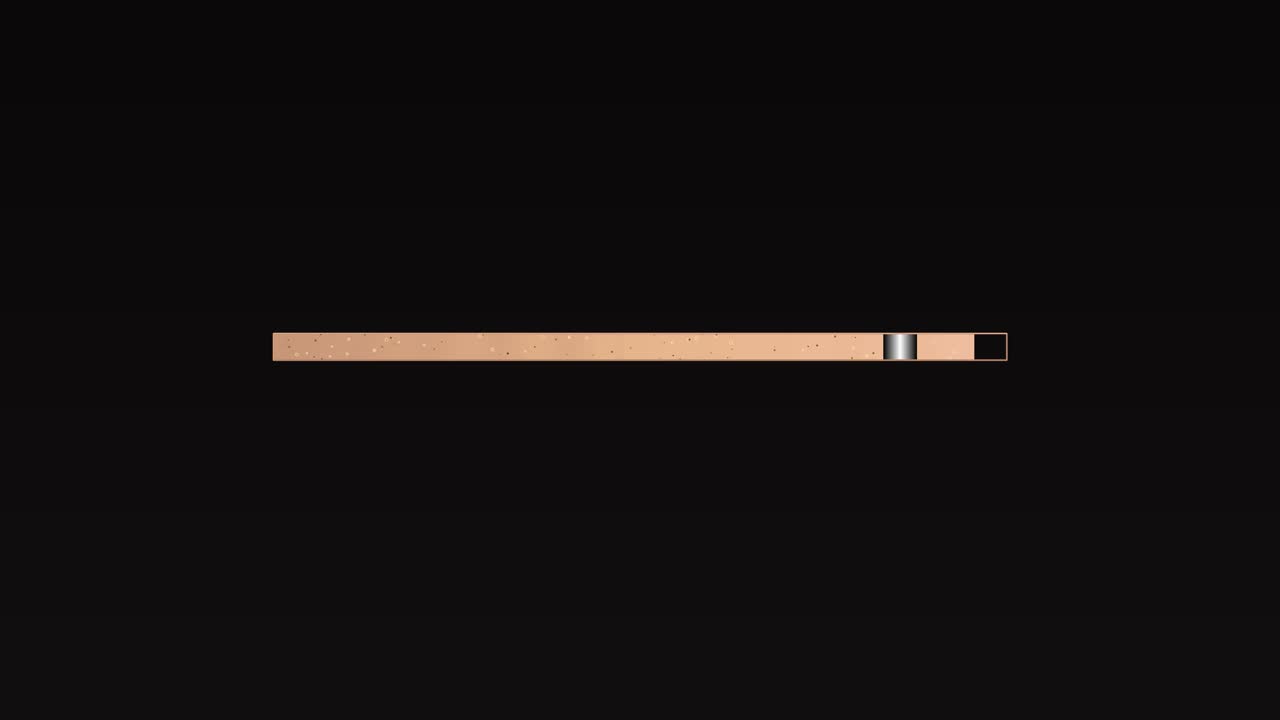 A progress bar and loading bar intended for video creators. It features a simple layout suitable for a variety of video projects and applications