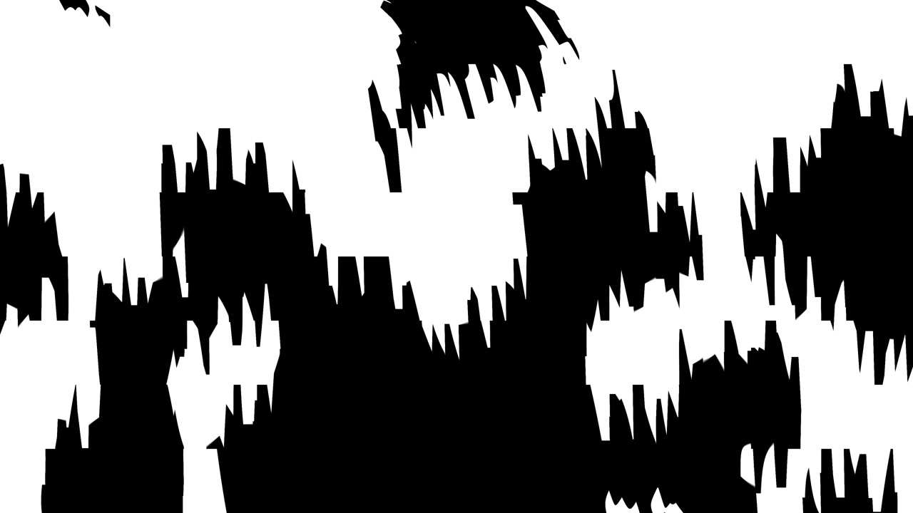 Effetto di transizione astratto a inchiostro bianco e nero.