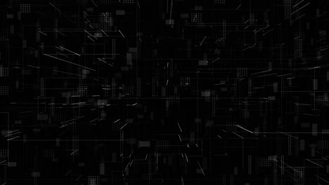 futuristic surfaces as futuristic digital data flow and matrix space in cyberspace or hologram
