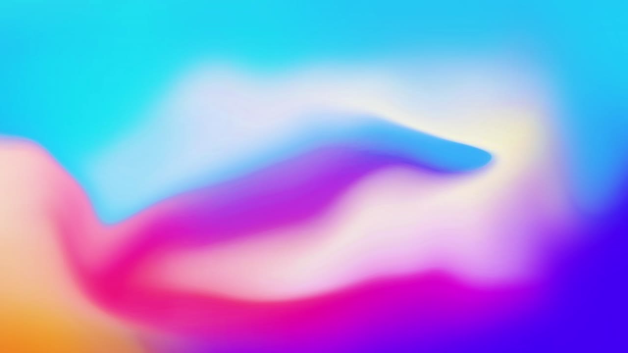 fluido de moda gradiente borroso animación de bucle de fondo. fluido abstracto colorido formas 3d holográficas vibrantes holográfico lujo luces fluidas gradiente digital mínimo
