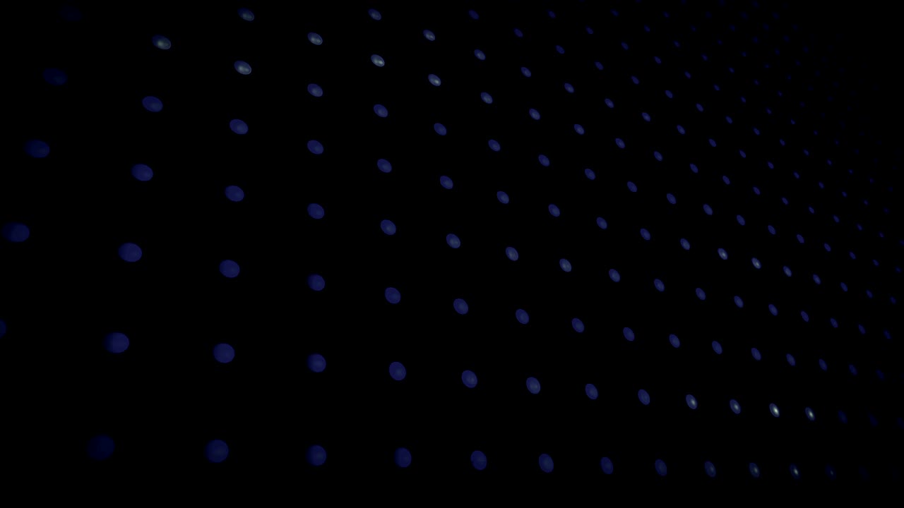 애니메이션과 함께 추상적인 배경 이동 디지털 led 빛 점은 이벤트, 콘서트 또는 프레젠테이션에서 표시되는 제목을 위해 빛납니다.