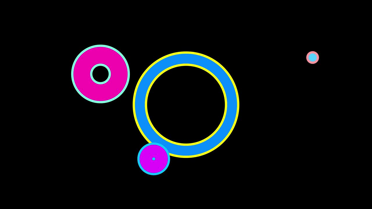 Shape animation circle spreading motion graphics