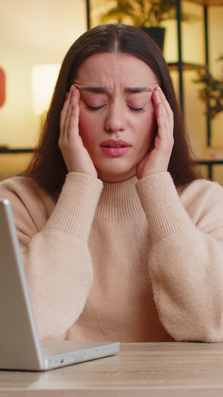 Sad pretty woman use smartphone surprised by bad news fortune loss fail lottery results deadline