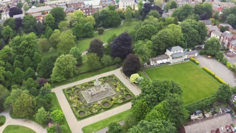 view of the arboretum in nottingham