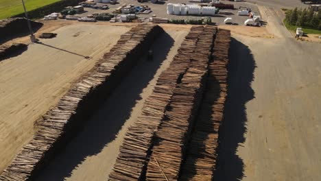 pila de baúles en la fábrica de papel, fray bentos en uruguay