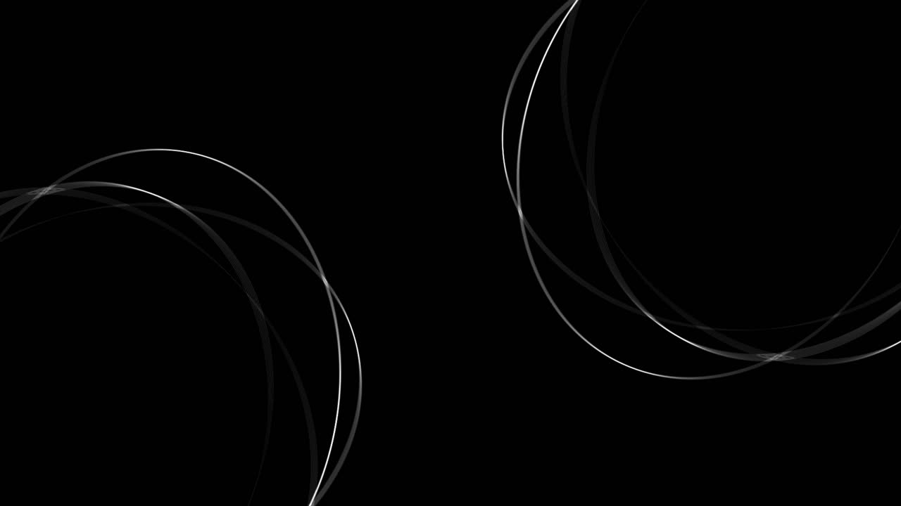 Abstract Black and White Circles