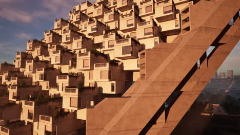 habitat 67: futuristic modular architecture in montreal