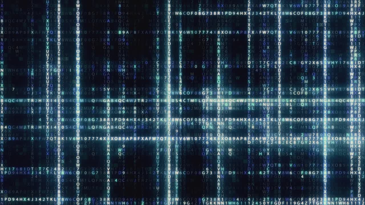 Abstract Binary Code Background