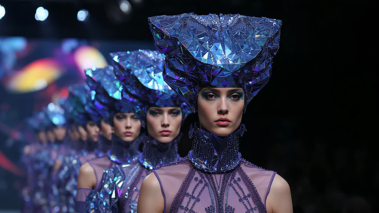 Futuristic Fashion Show with Avant-Garde Designs