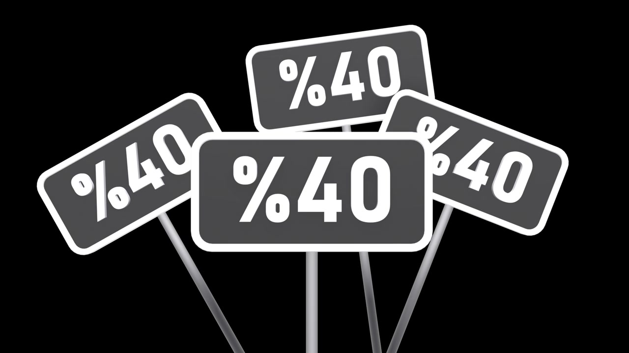 40% Off Signs