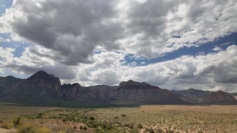 Beautiful Red Rocks Daytime Clouds Timelapse. Las Vegas, NV