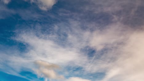 beautiful clouds in motion timelapse