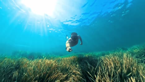 buceo en las aguas de mallorca