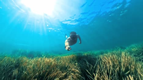 diving in the waters of mallorca