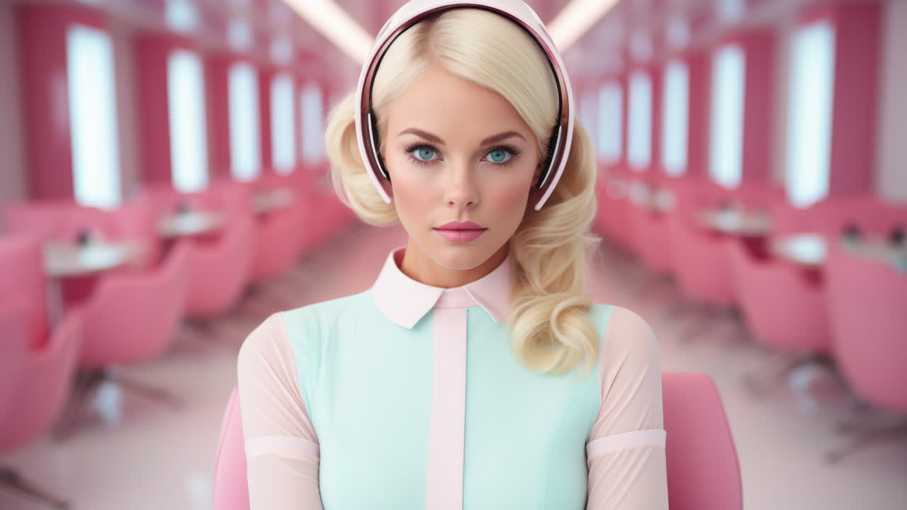 технологические бизнес-женщины с vr-гарнитурами, сделанными из искусственного интеллекта