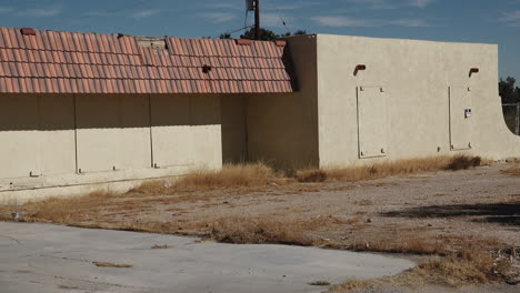 abandoned building exterior day in non descript  area