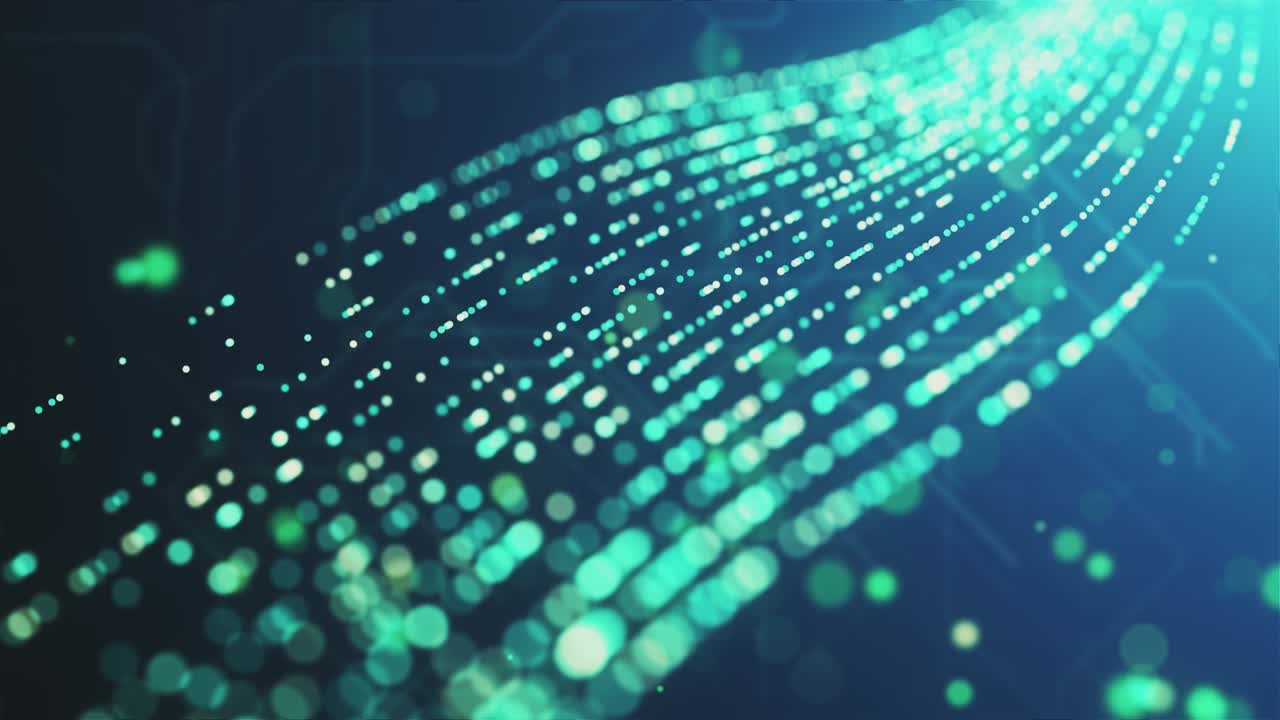 animación con flujo de datos que se puede hacer en bucle sin problemas.