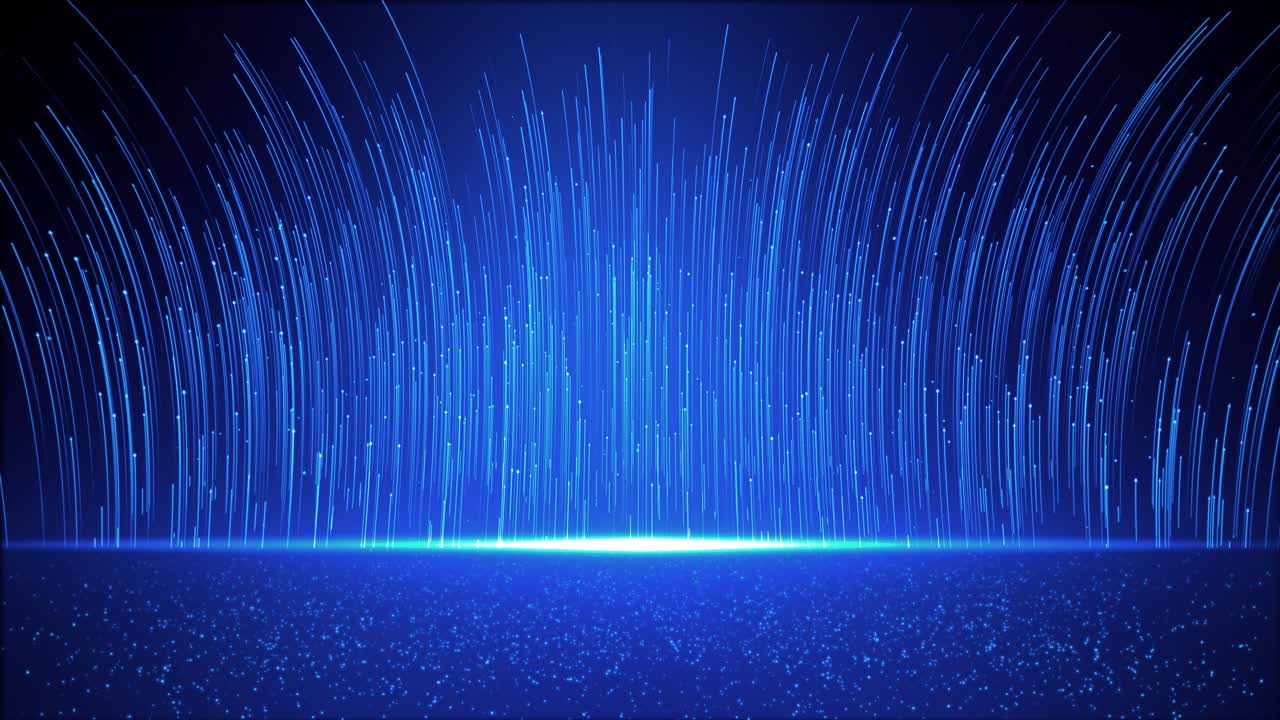 Abstract deep glitter awards dust elegant stage keep moving forward particles background light flare