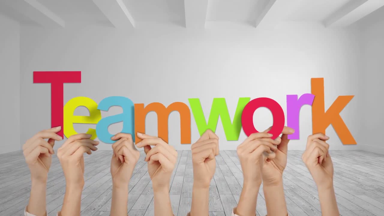 팀워크를 지 ⁇ 하는 손