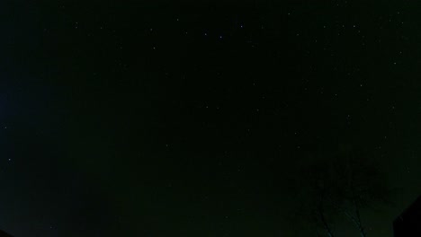 time lapse at night. earth rotating