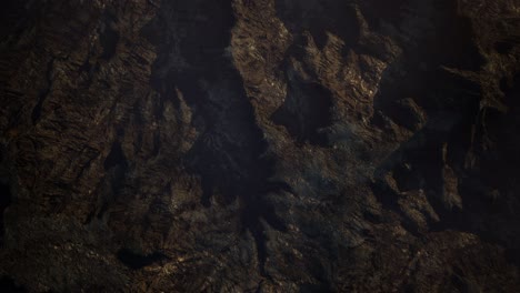 top erial view of the red rock canyon