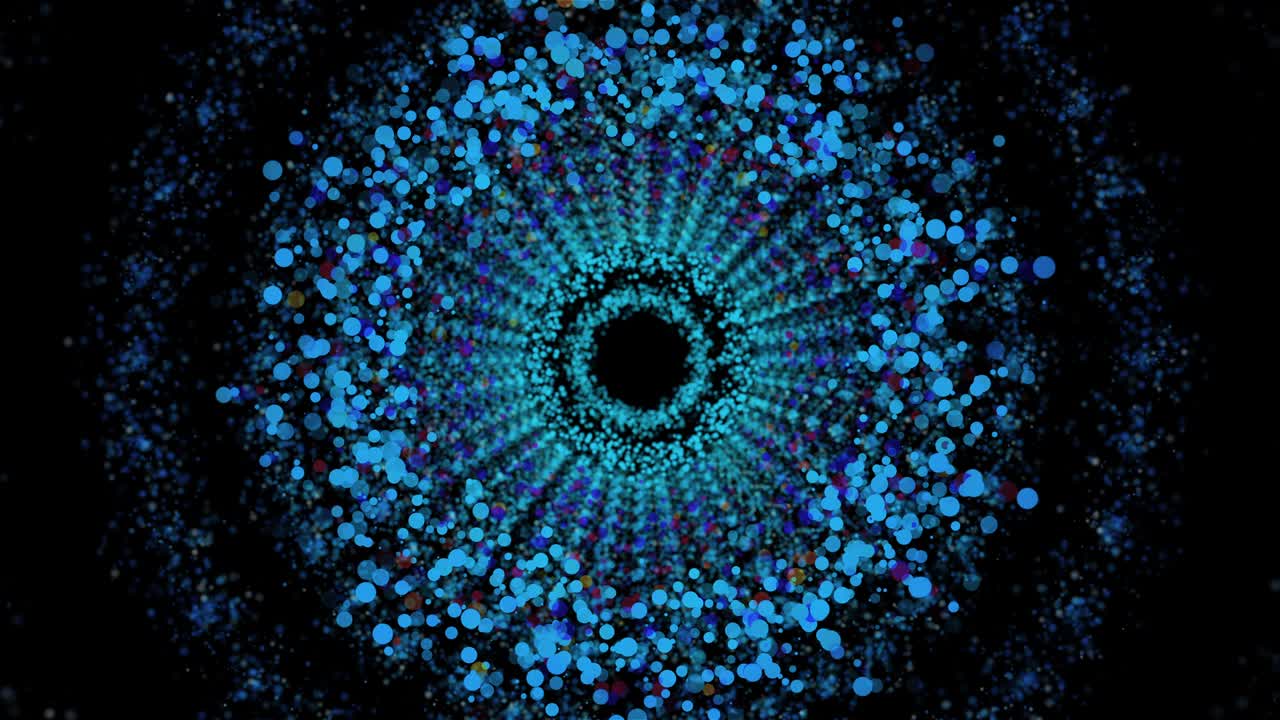 túnel de partículas