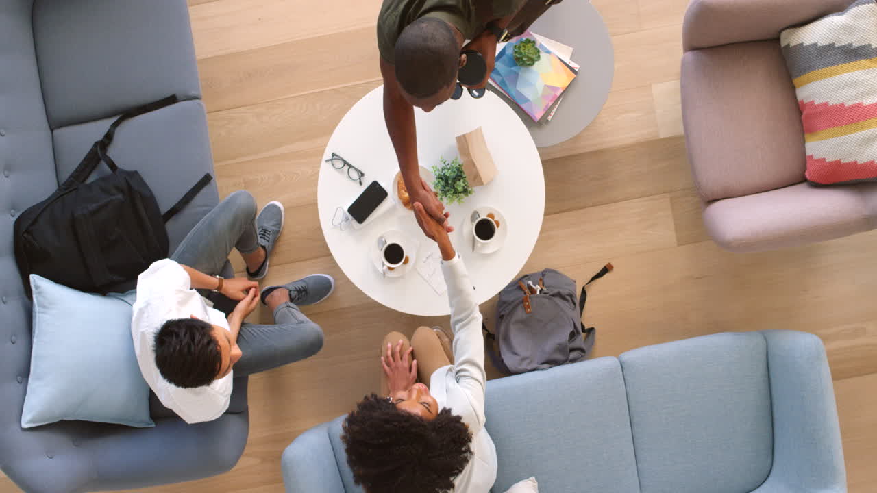 Team Meeting in a Modern Office