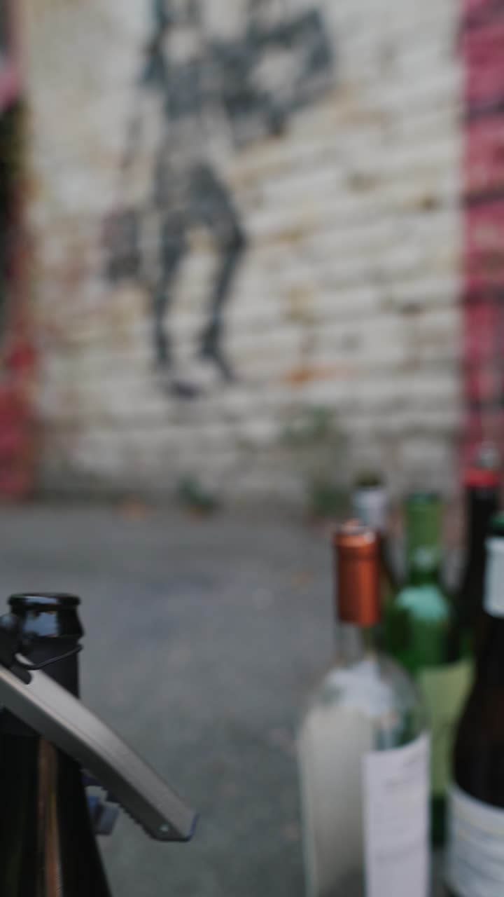 reciclaje de botellas vacías