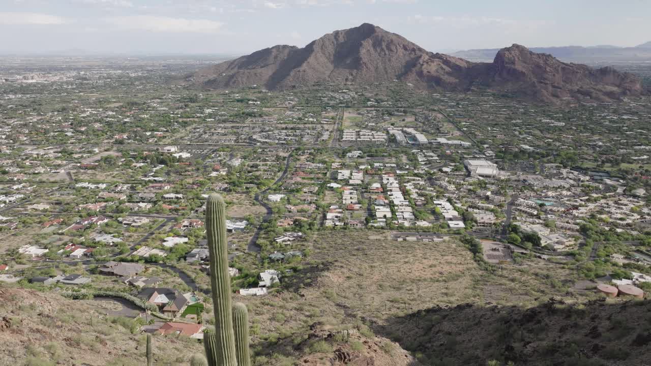 Profile view of Paradise Valley in Arizona during afternoon in USA